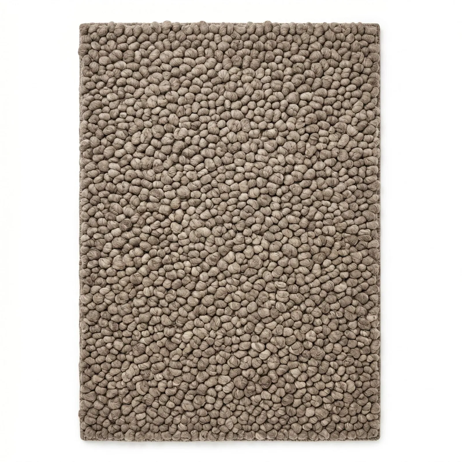 Organic pebble rug — the supplier photo