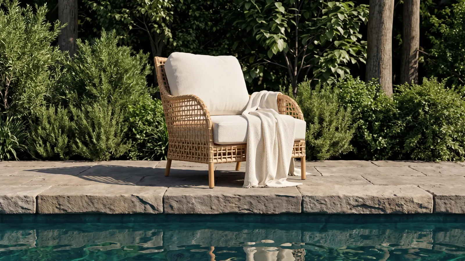 A garden-chair product image standardized in Epox